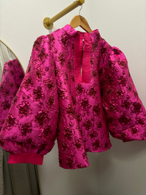 Frosted Rosette Top