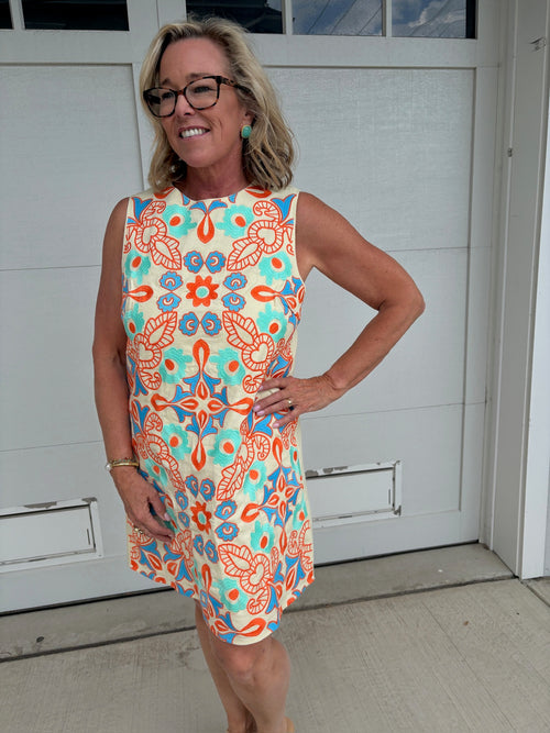 Arlette Embroidered Midi Dress