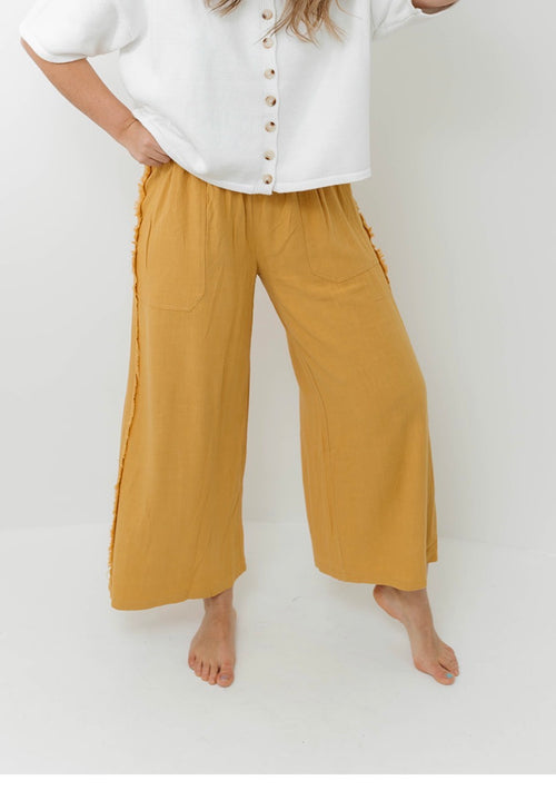 Linen Bold Pants