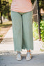 Savie Cropped Olive Jean