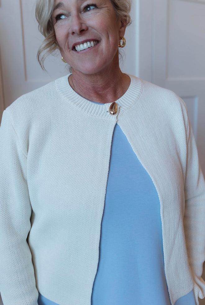 The Nora Single-Button Cardigan