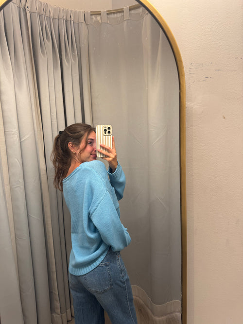 Light Blue Faye Sweater