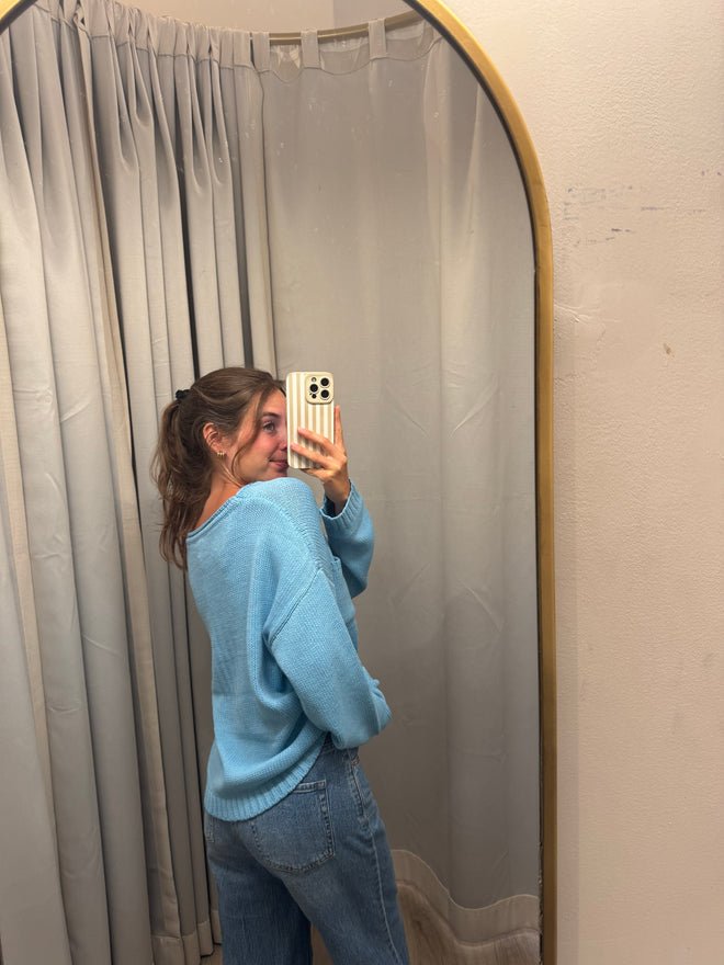 Light Blue Faye Sweater