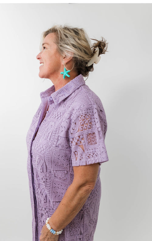 Lavender Lace Dress