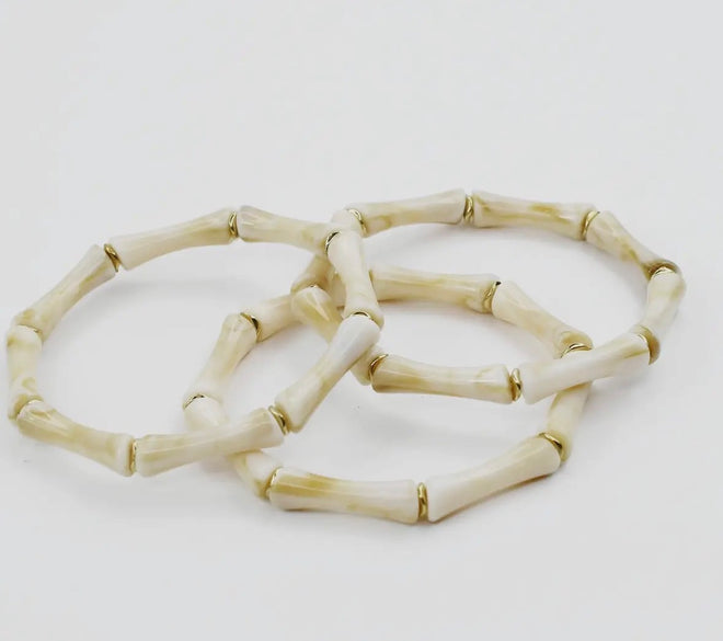 Neutral Bamboo Stack