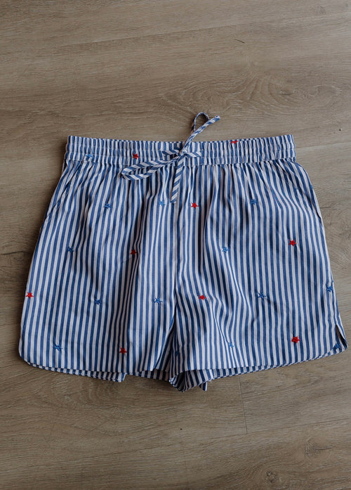 Striped Star Shorts