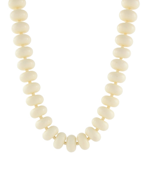 White Beaded Necklace