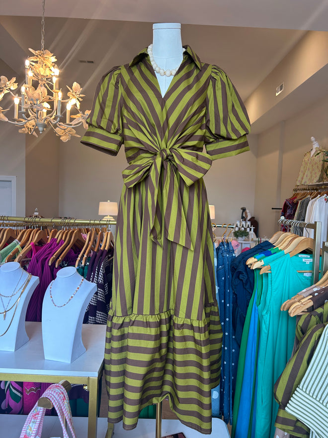 Clancey Olive Midi
