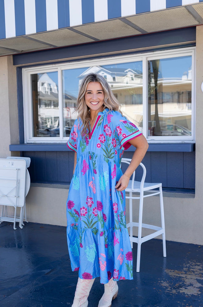 The Wildflower Garden Midi Dress