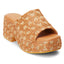 Cruz Platform Slides Tan