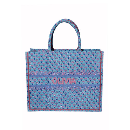 Hand Block Printed Tote