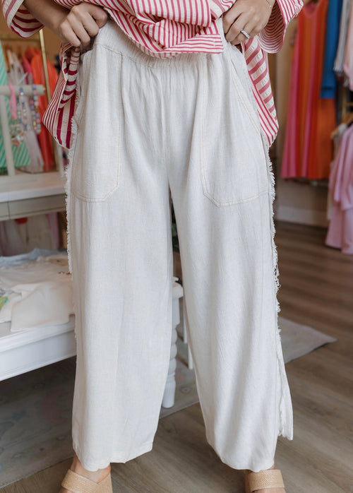 Linen Bold Pants