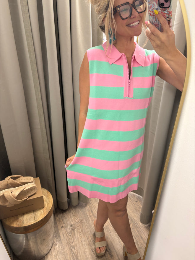 Hadley Half-Zip Sweater Dress