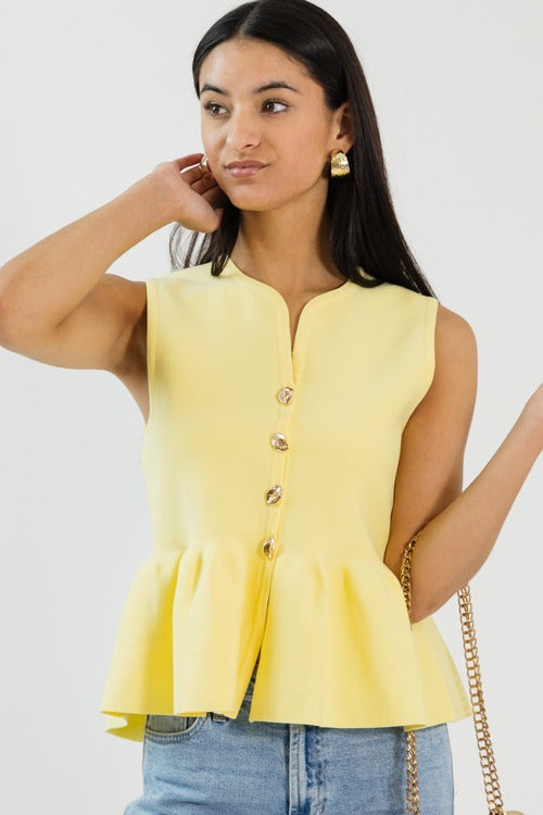 Bennett Peplum Top
