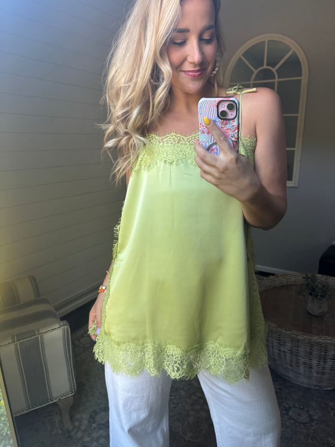 Lilah Lace Trim Cami