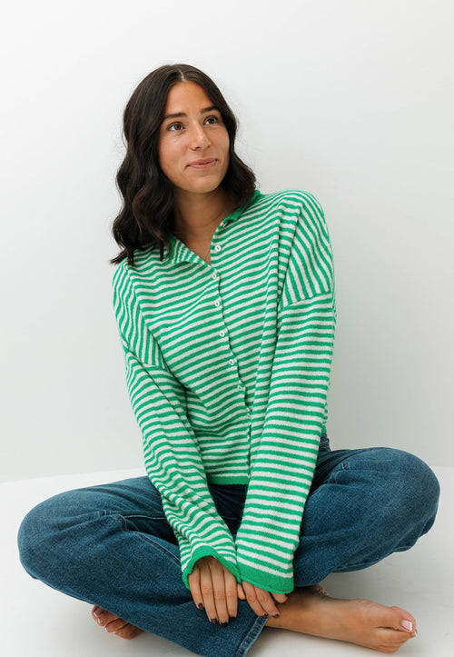 Mini Stripe Piper Cardigan