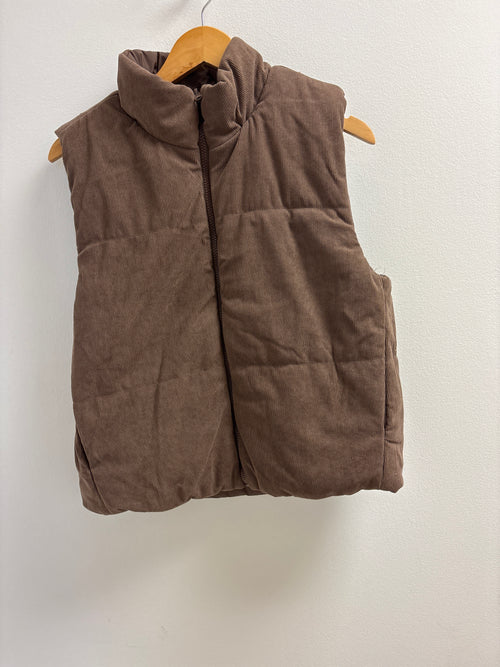 Cord Puffer Vest