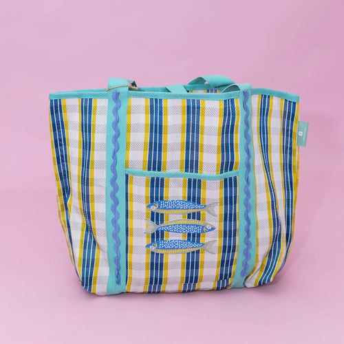 Recycled Plastic Beach Tote Bag