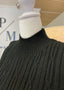 Black Mock Neck Sweater