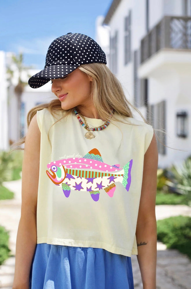 Reel Cute Rainbow Tank