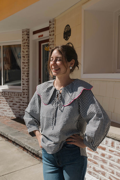 The Savannah Gingham Top