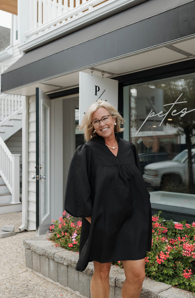Little Black Statement Dress