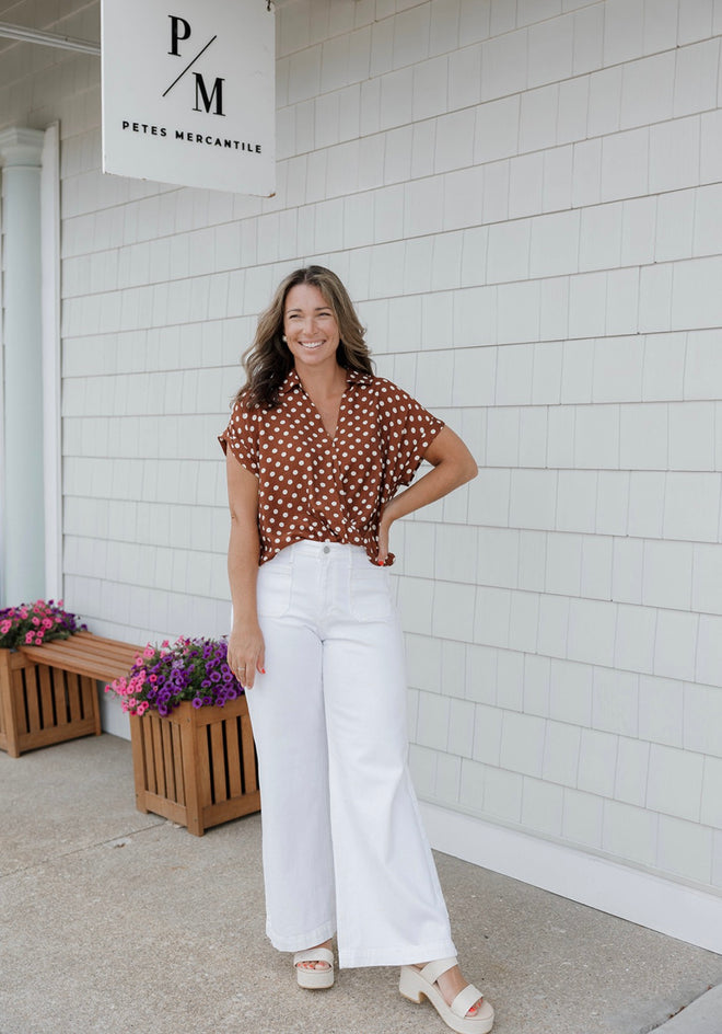 Parisian Polka Dot Top
