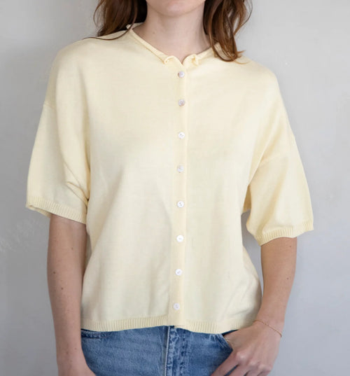 Lola Short Sleeve Knit Cardigan