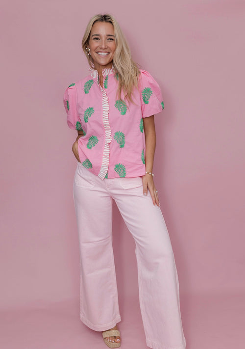 Micro Patch Pink Jeans