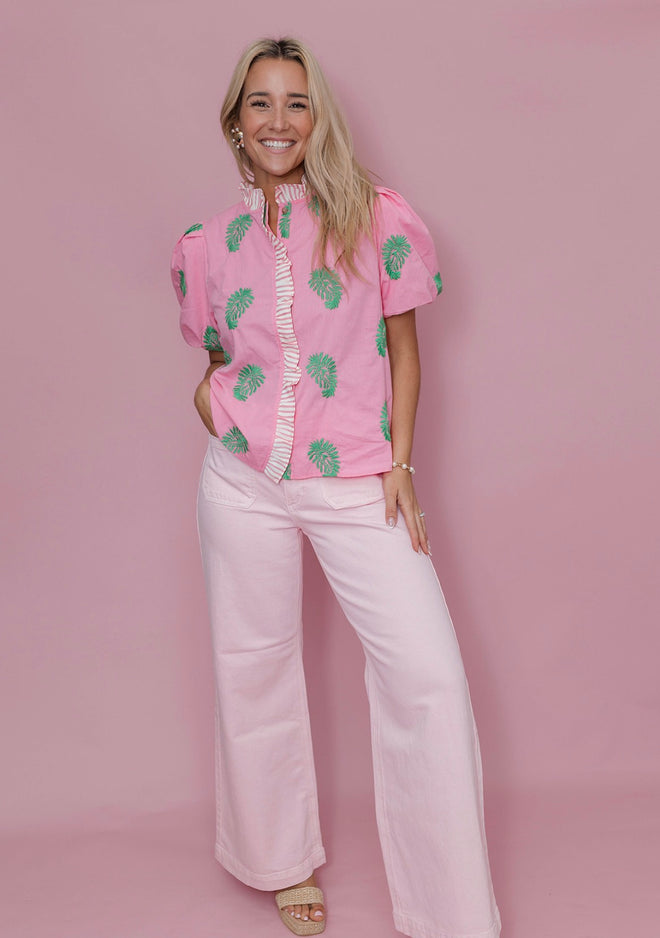Micro Patch Pink Jeans