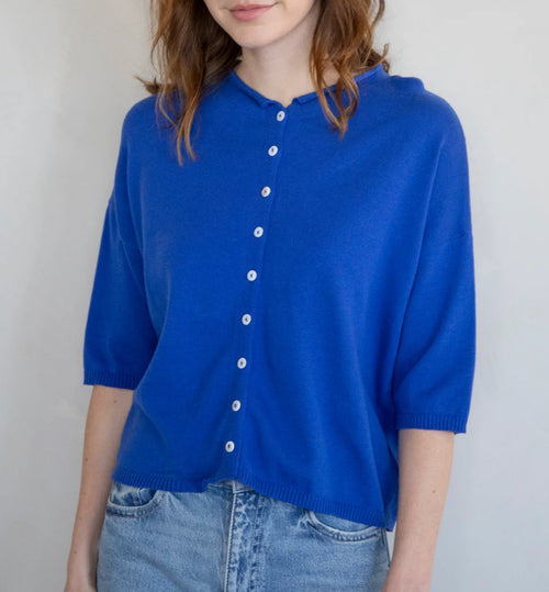 Lola Short Sleeve Knit Cardigan