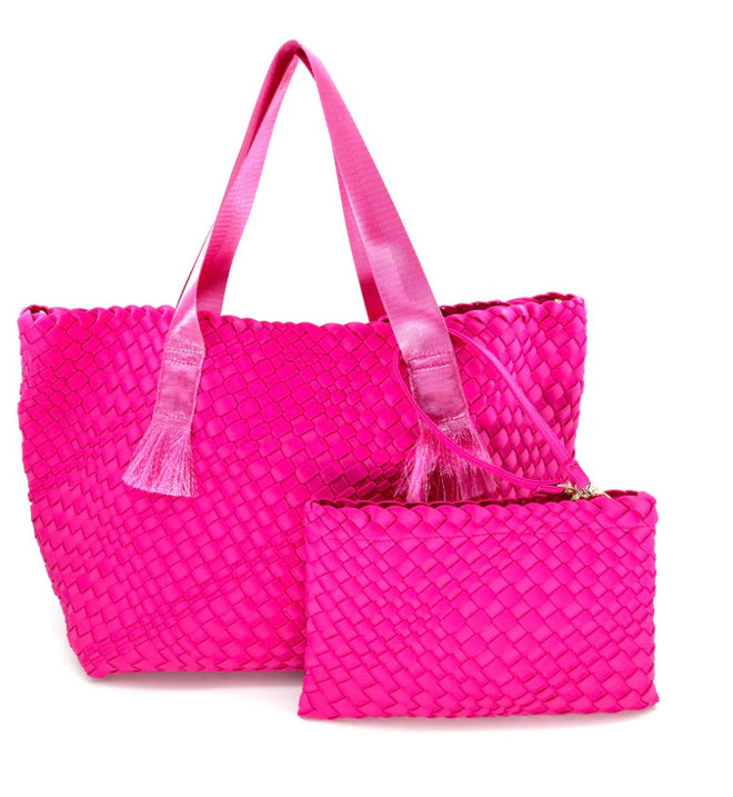 Fuchsia Tote Wristlet