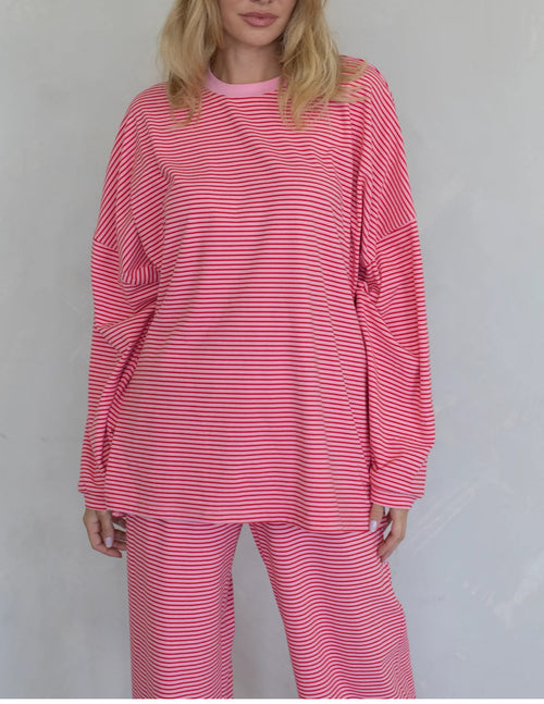 Striped Pink Pants