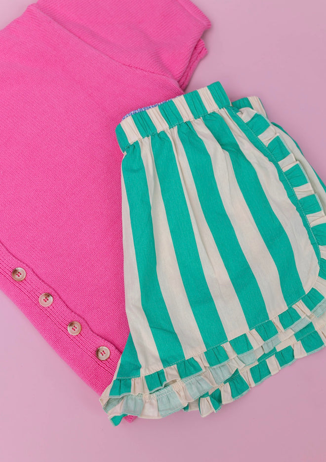 The Sweet Detail Stripe Shorts
