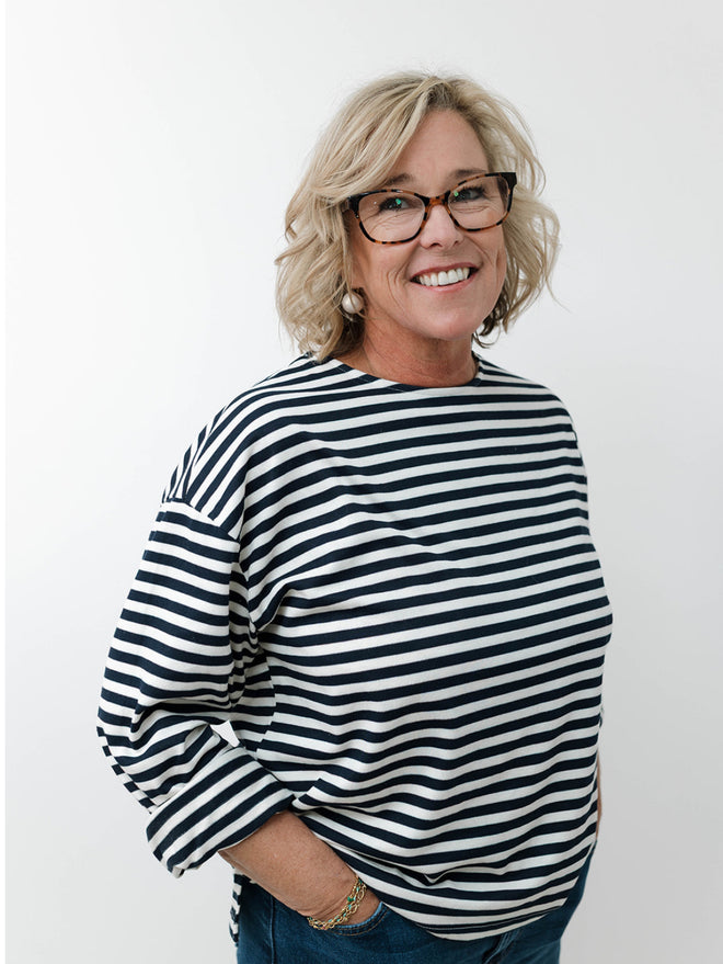 Oversized Striped T Shirt