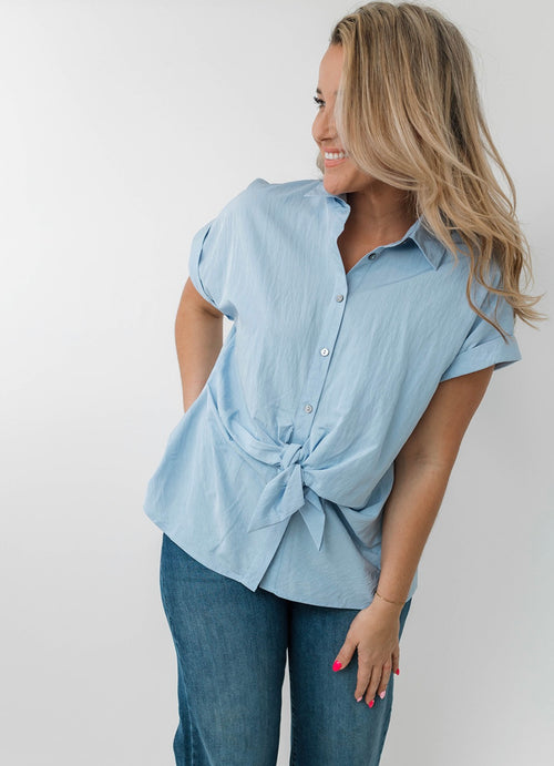 Graceful Gather Tie Top