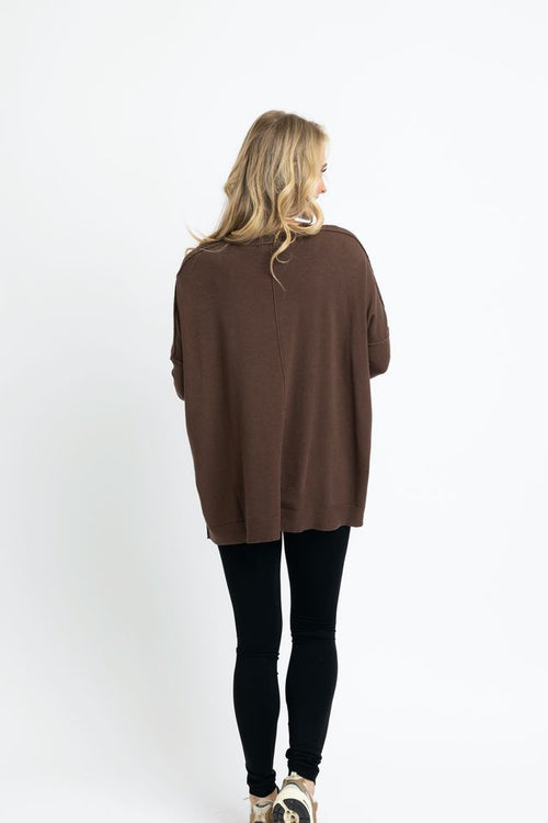 Solid Cashmere Blend Crew Sweater