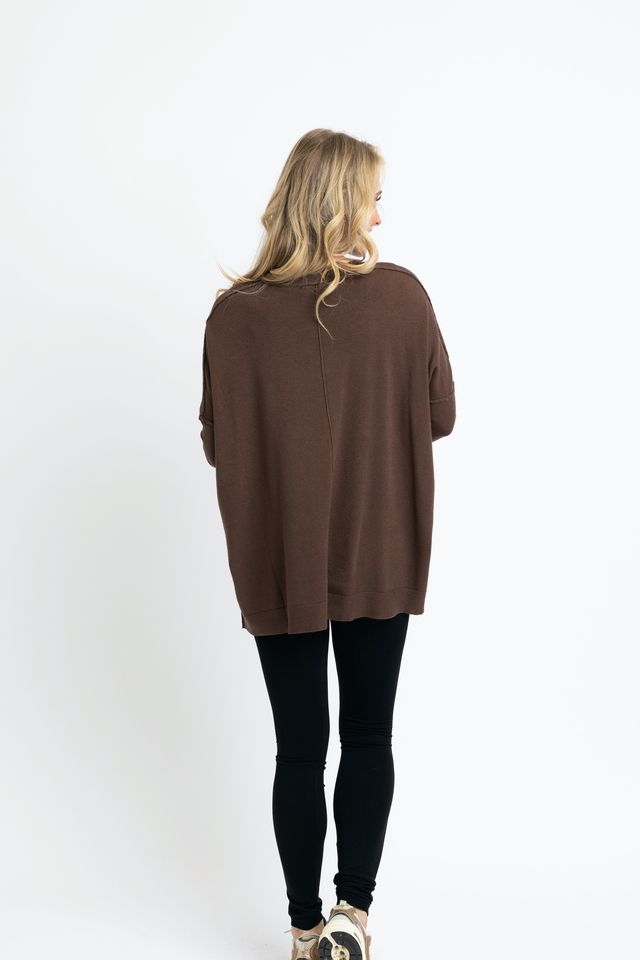 Solid Cashmere Blend Crew Sweater