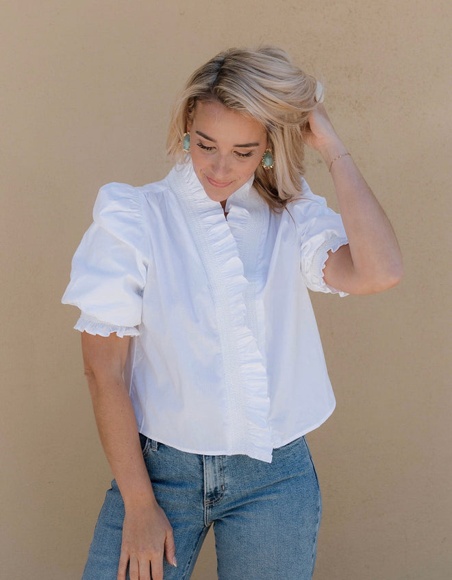 Zoya Ruffle Top