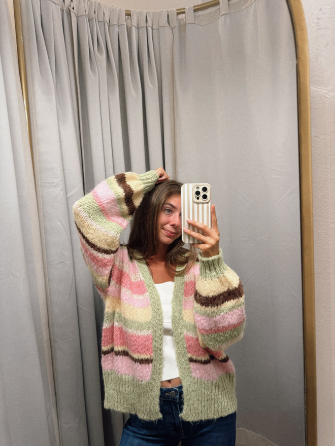 The Macey Color Block Sweater