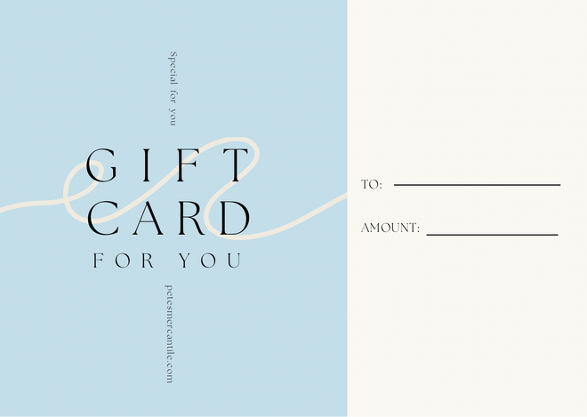 Petes Mercantile Gift Card