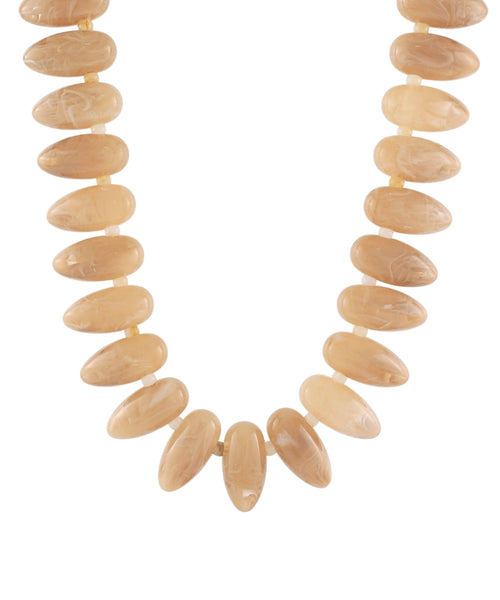 Beige Acrylic Pebble