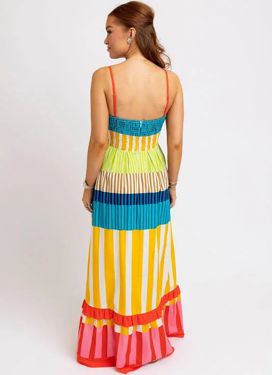 Stripe Cami Maxi Dress
