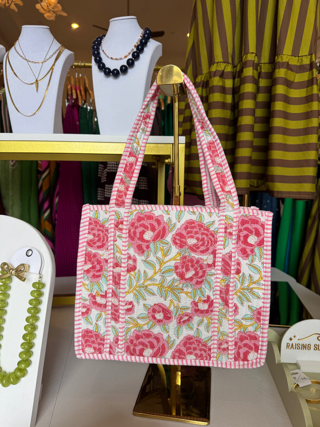 Small Quilted Tote
