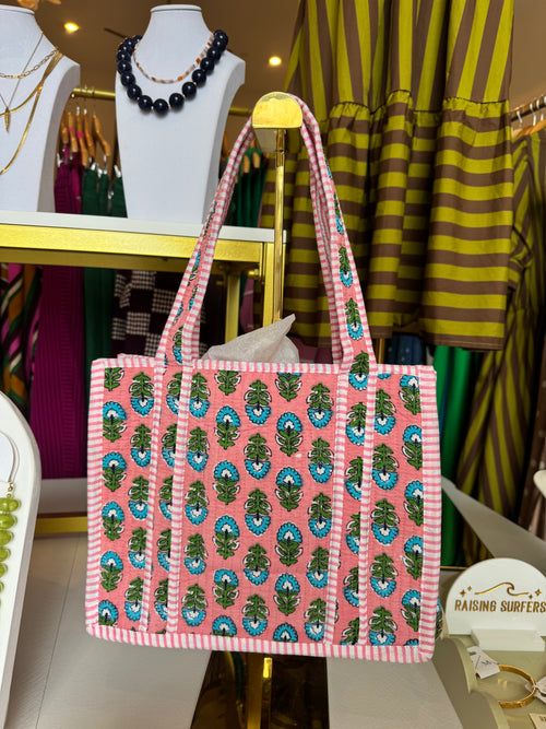 Small Quilted Tote