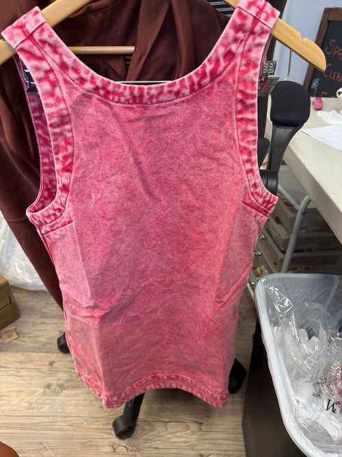 The Luna Washed Open-Back Mini Dress