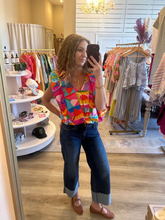 Modern Pop Art Bubble Top