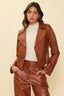 Vegan Leather Biker Jacket