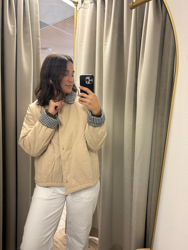 Plaid Reversible Jacket