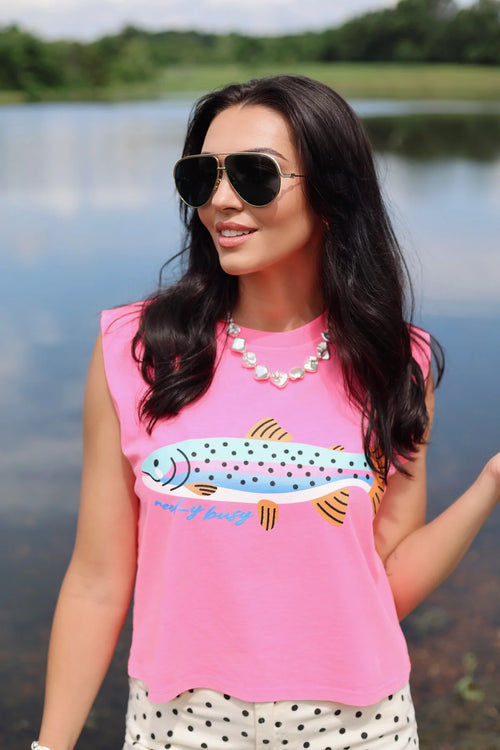Reel Cute Rainbow Tank